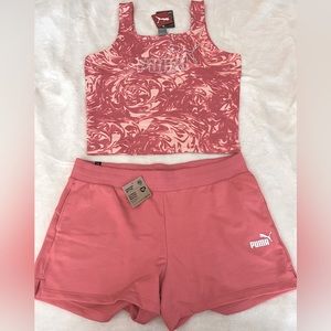 Womens Puna short set